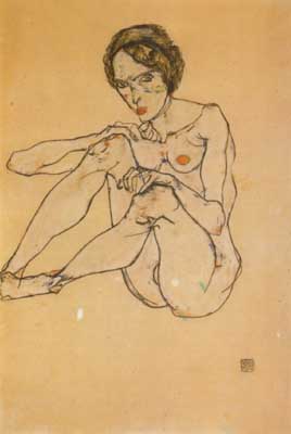 Egon Schiele Nude Woman (mk12)